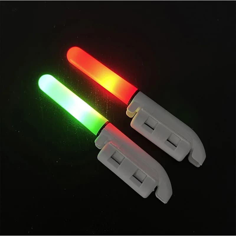 2 pièces lumières avertissement flotteurs bâton LED recharge USB tige canne pêche nocturne