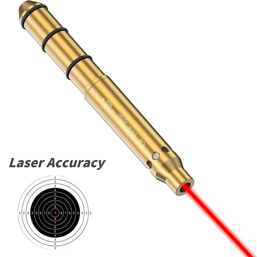 Viseur laser tactique pour calibres de pêche .177 à .38 - Alignement précis pour fusils et pistolets