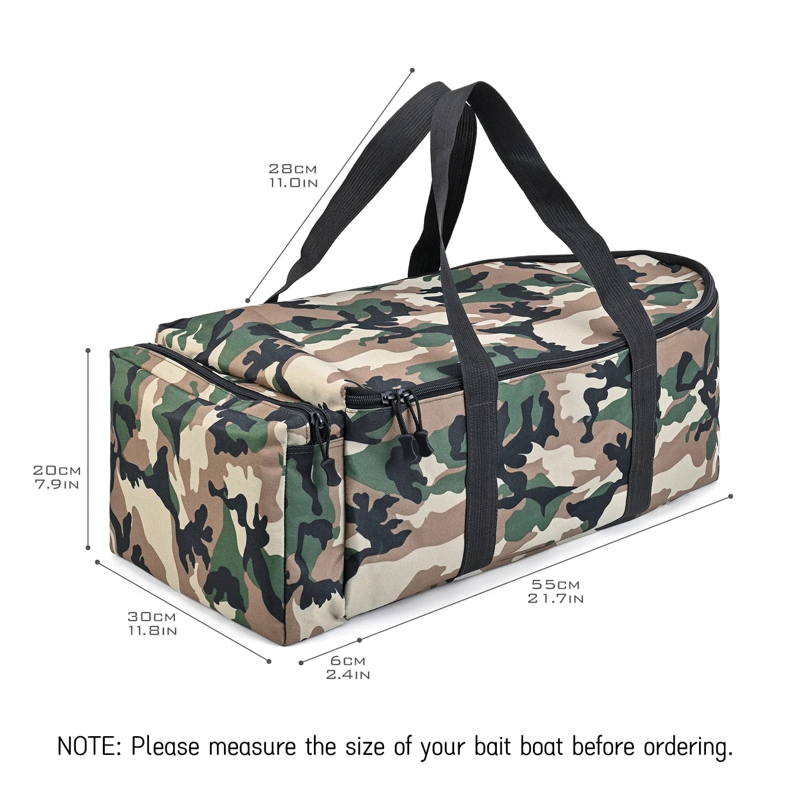 Sac transport bateau appâts étanche résistant - Sac rangement bateau pêche portable grande capacité