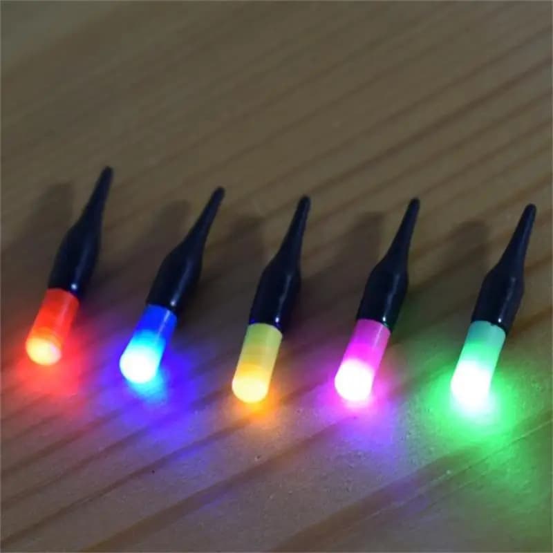 5 pièces flotteurs de pêche luminescents à LED, lumière nocturne flottante avec changement de couleur pour