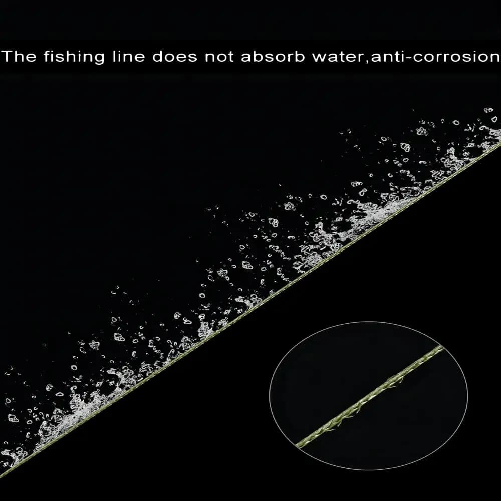 Ligne de pêche japonaise 4 brins LineThink 300 m en fibre PE multifilament haute résistance