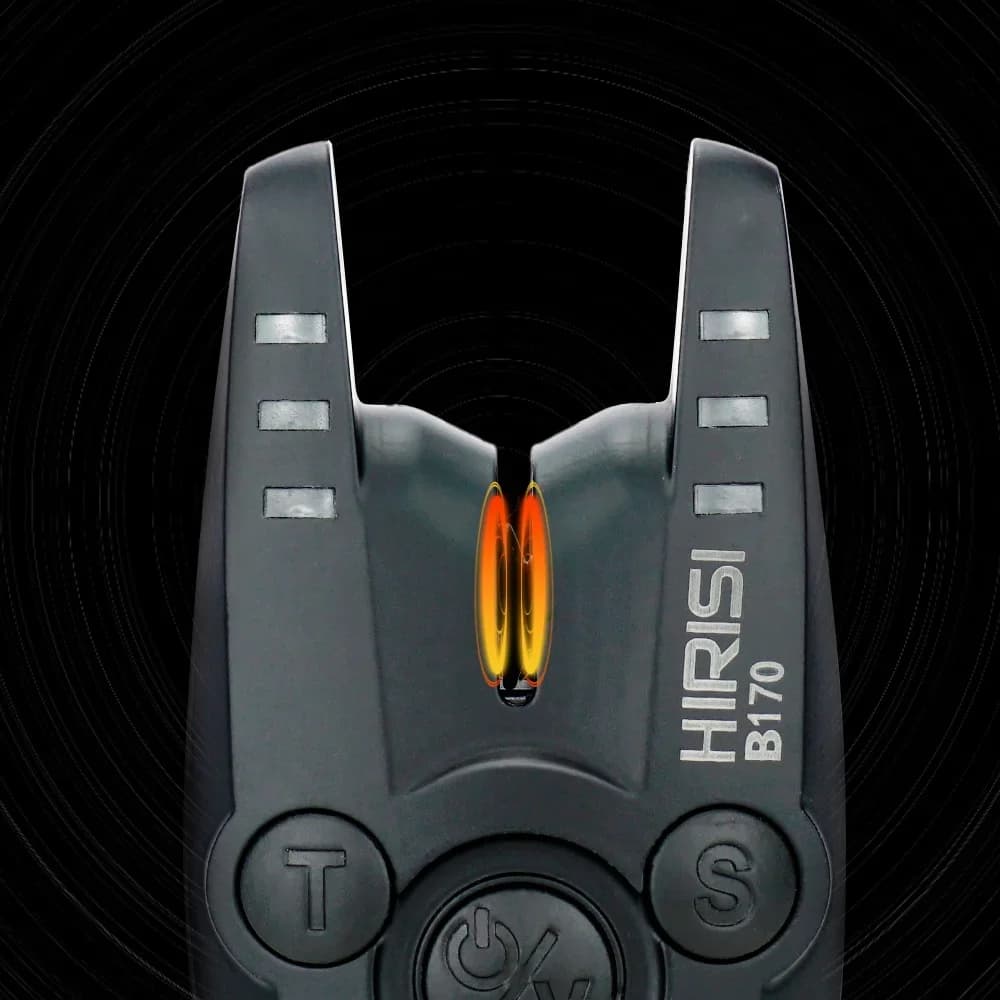 Alarme de touches haute qualité Hirisi B170 pour carpe - Volume, tonalité, sensibilité réglables accessoire essentiel