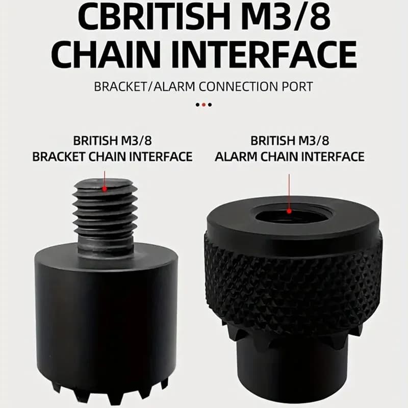 Connecteur magnétique pour support de canne - adaptateur rapide M3/8 pour alarmes de touche