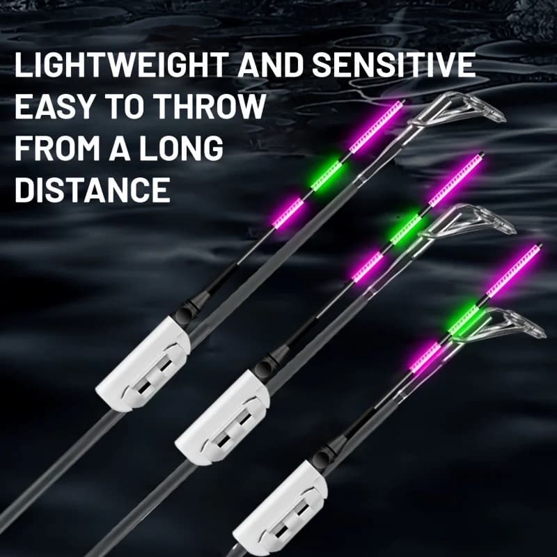10 indicateurs de touche lumineux pêche rivage - Haute visibilité protection lumière douce longue portée