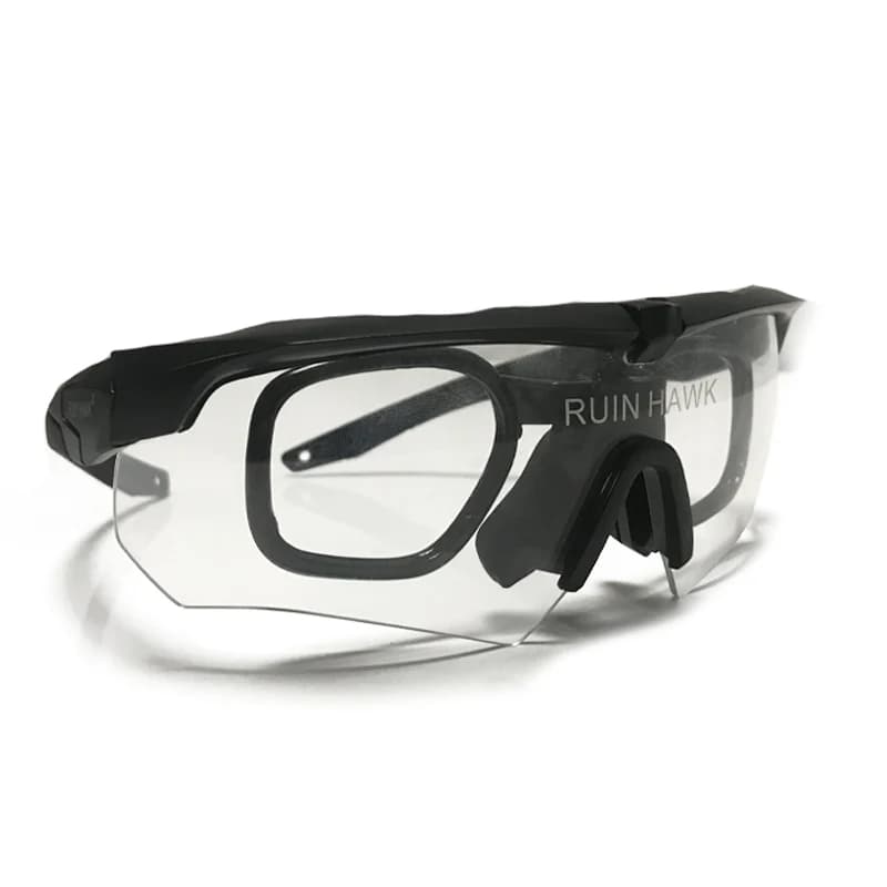 Lunettes tactiques avec monture myopie pour airsoft, chasse, randonnée - Équipement militaire pêche