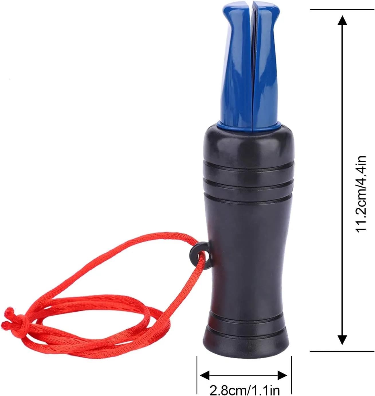 Sifflet appel canard chasse - leurre canards sauvages oies faisans accessoire chasseur plastique durable