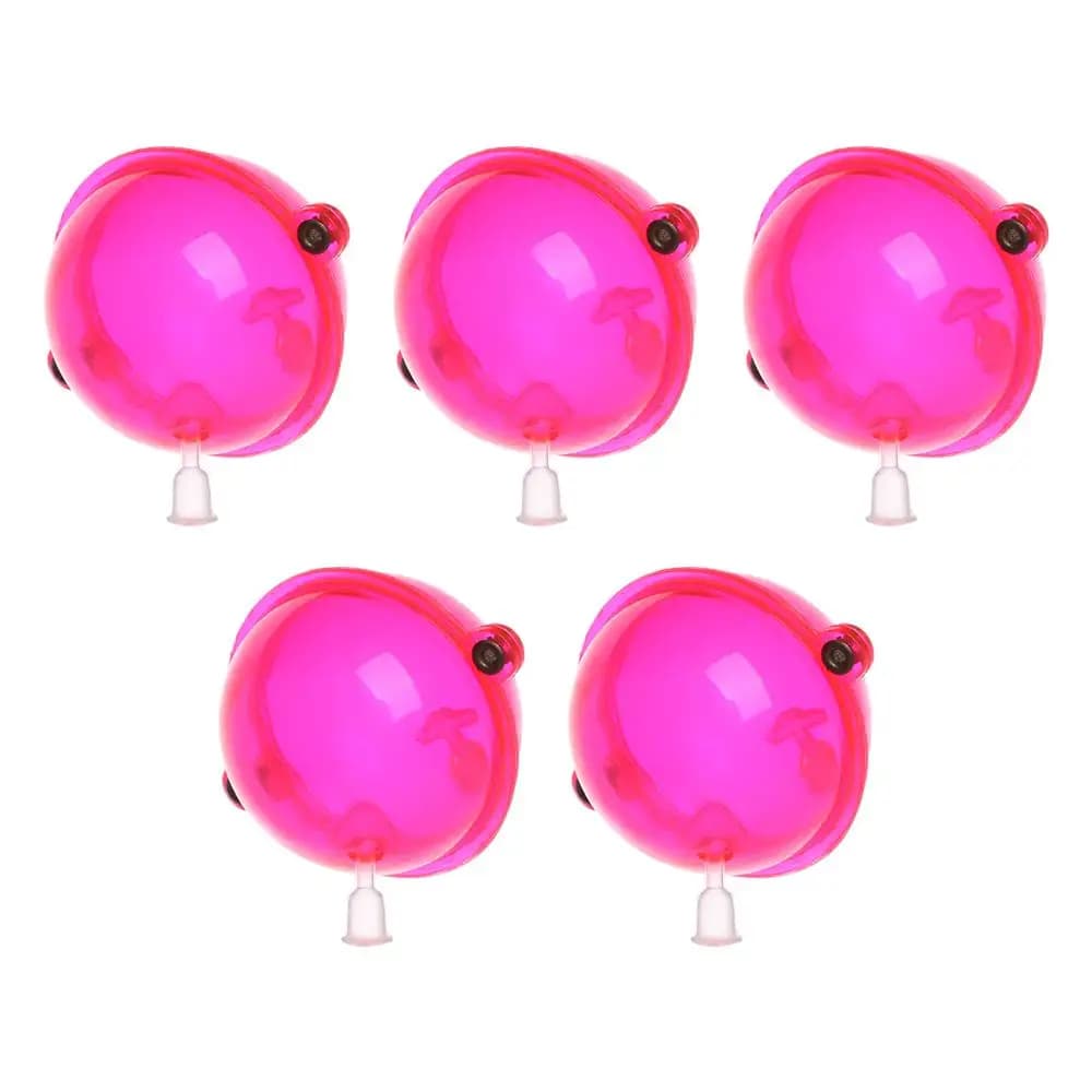 5 boules flottantes ABS pêche mer - Flotteurs bulles plastique bleu rouge 25-47mm accessoires extérieur