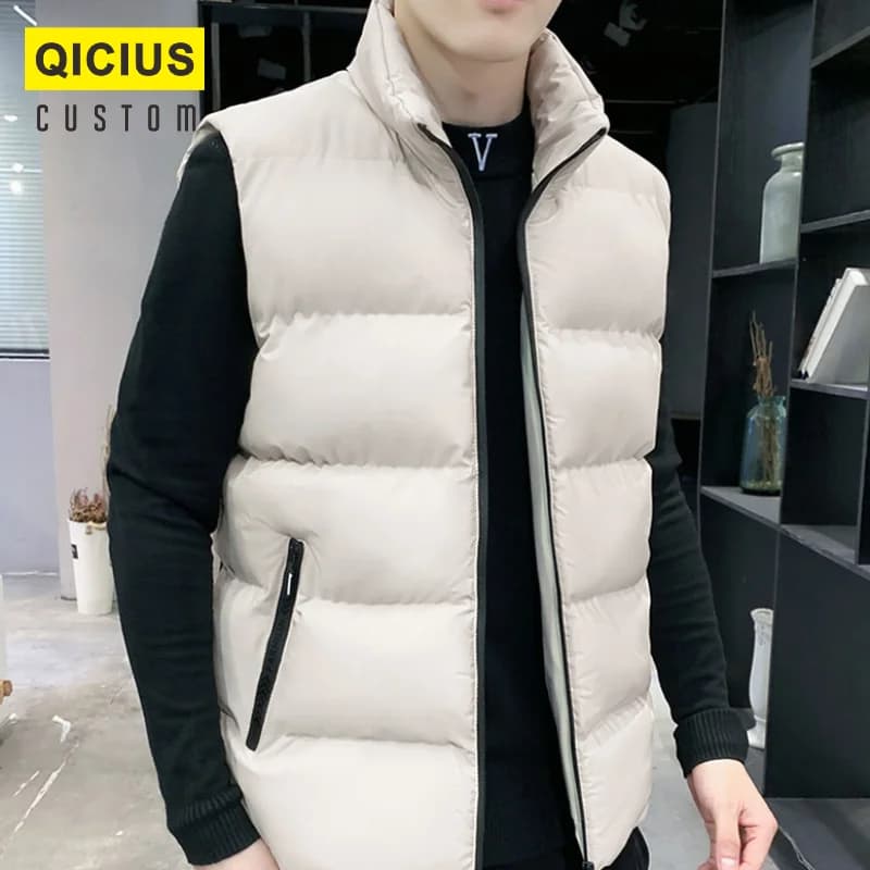 Veste polaire sans manches personnalisable logo entreprise pour pêche hiver coupe-vent chaude