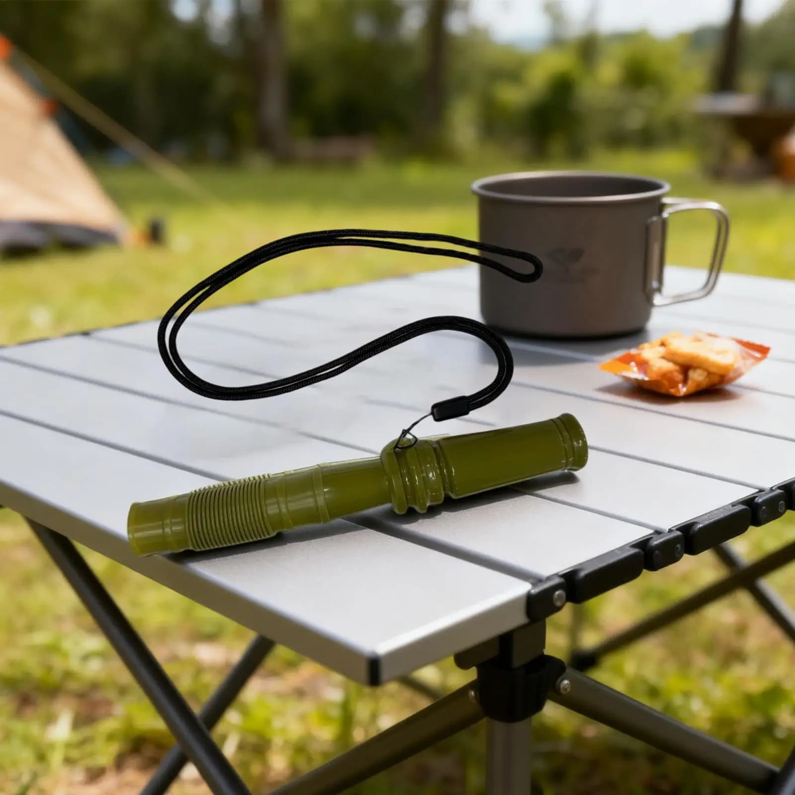 Sifflet cerf portable équipement extérieur - leurre pour chasse plage sport voyage
