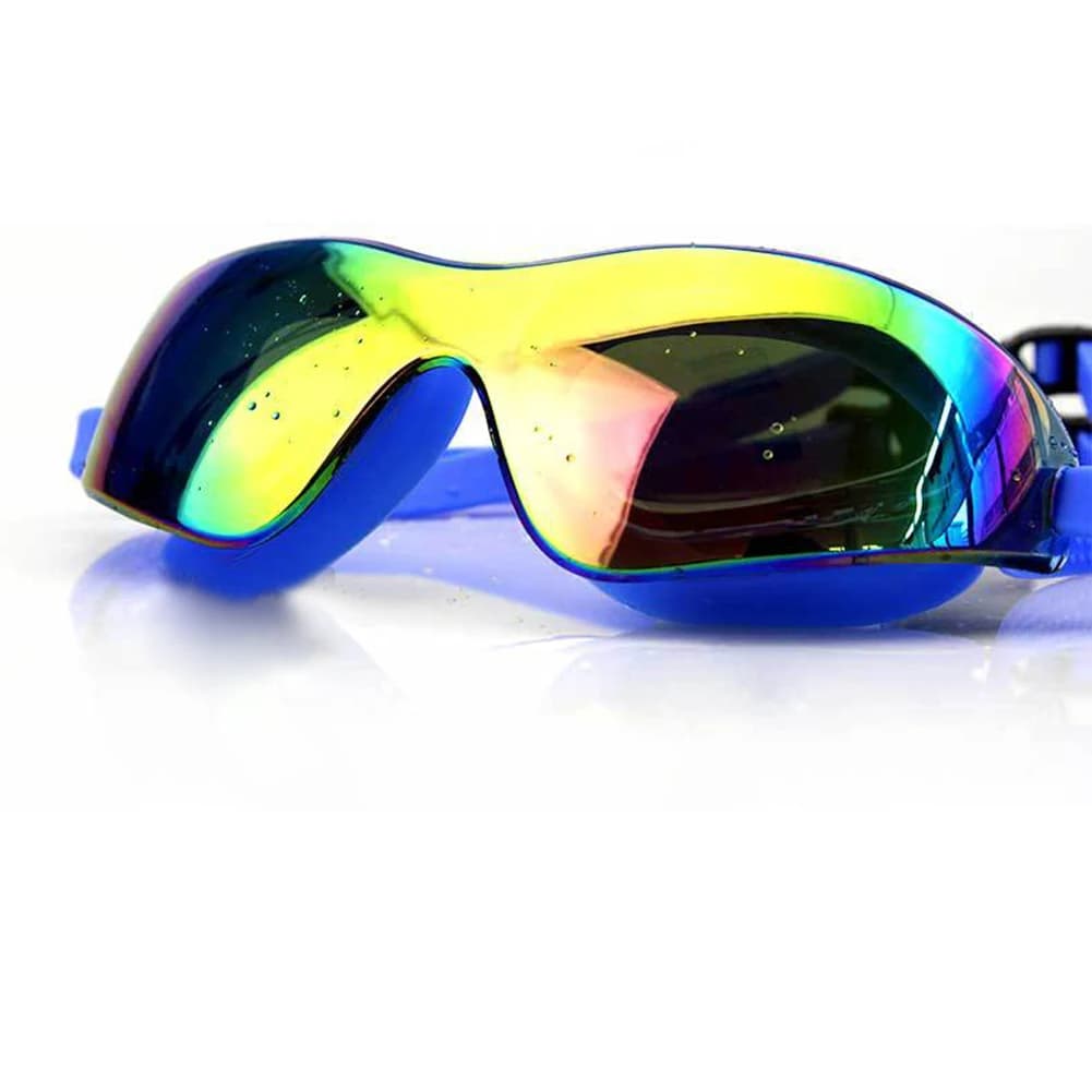 Lunettes de natation électroplaquées ajustables plongée étanches unisexe pour femmes hommes enfants ados