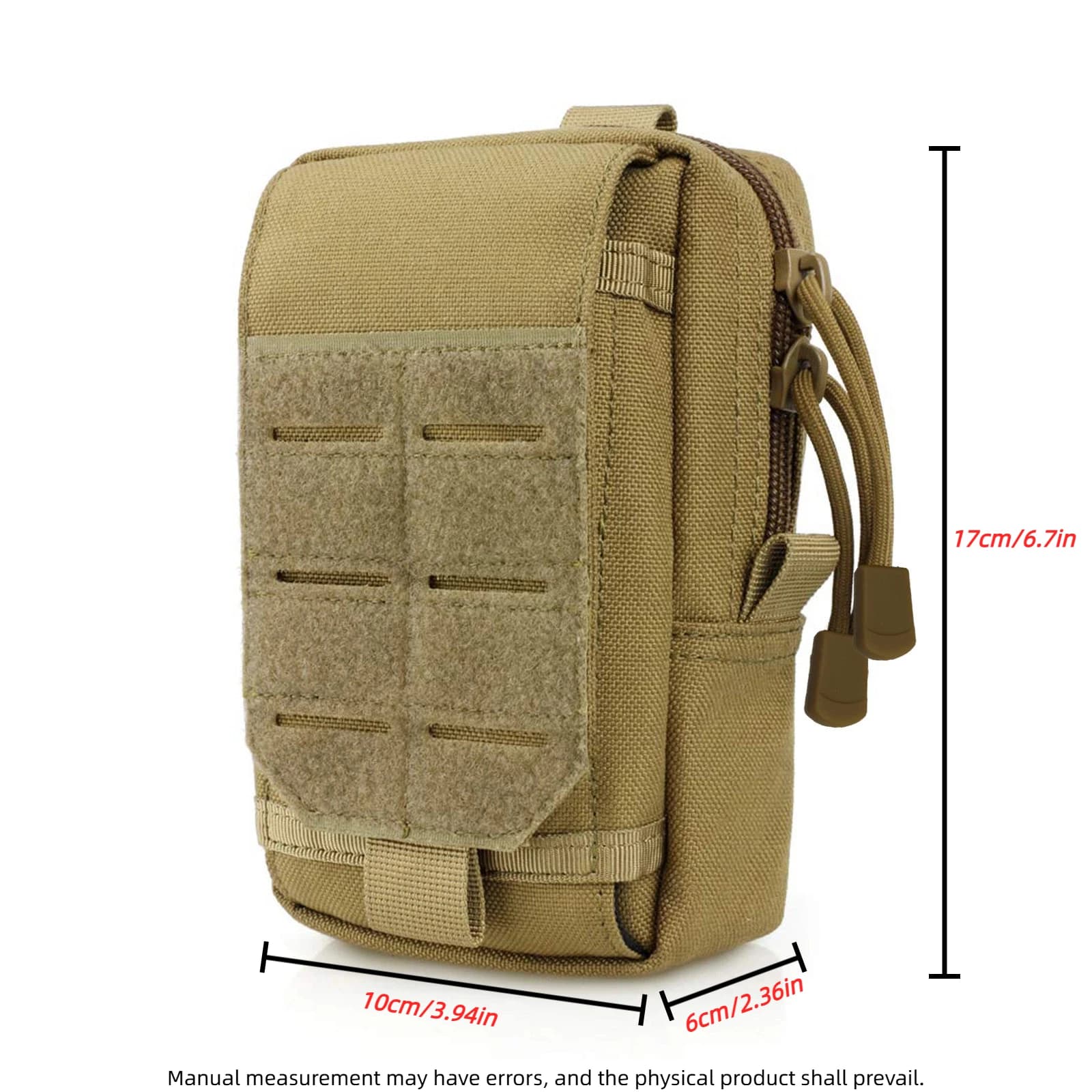 Sac banane tactique laser flip-top 1000D rangement petit matériel pêche outdoor