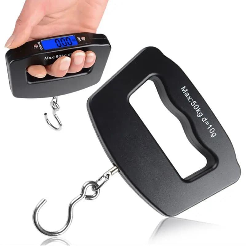 Balance électronique portable 50kg 110lb pour bagages et pêche - Pèse-bagage digital précis voyage