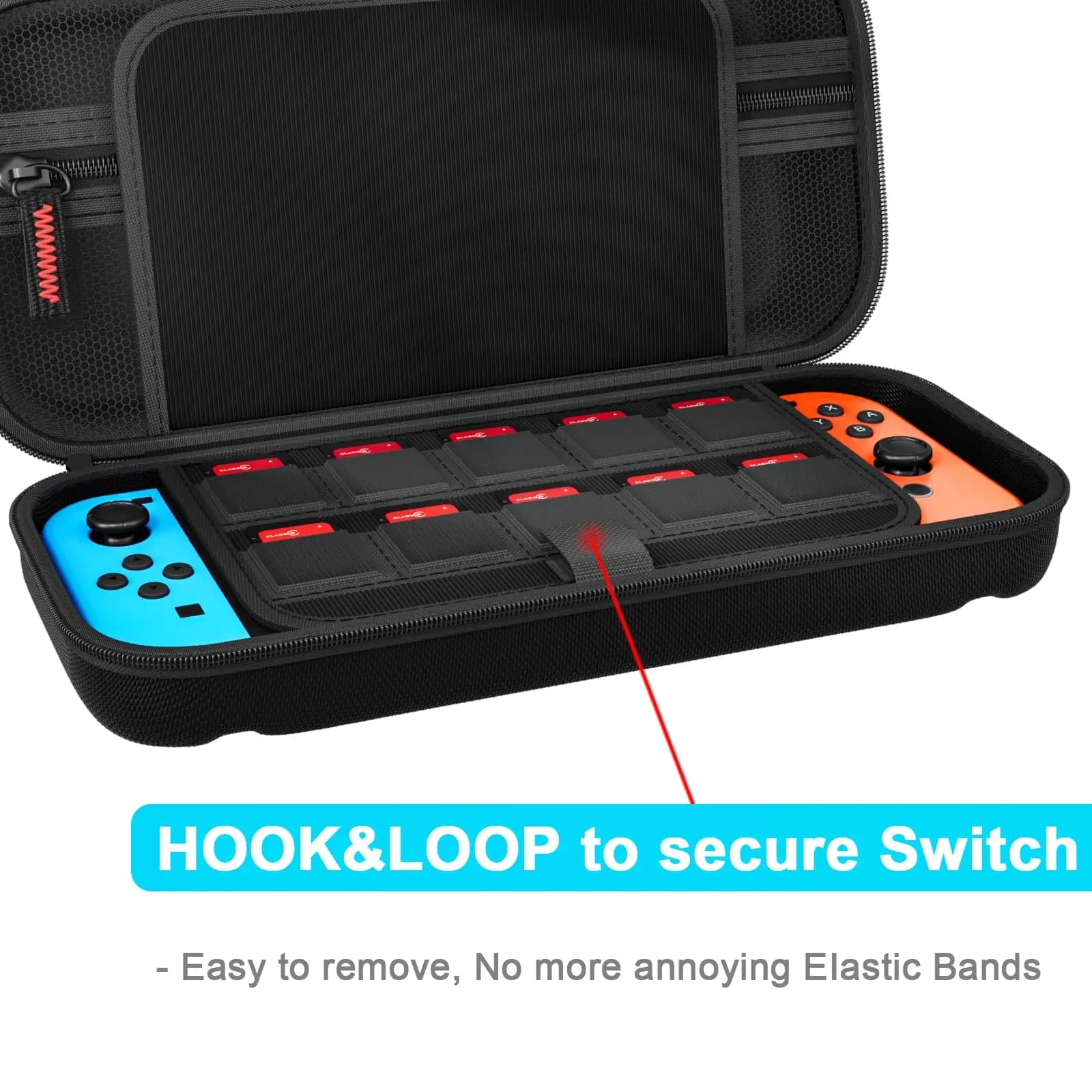 Étui de voyage coque rigide portable pour Nintendo Switch/OLED console et accessoires