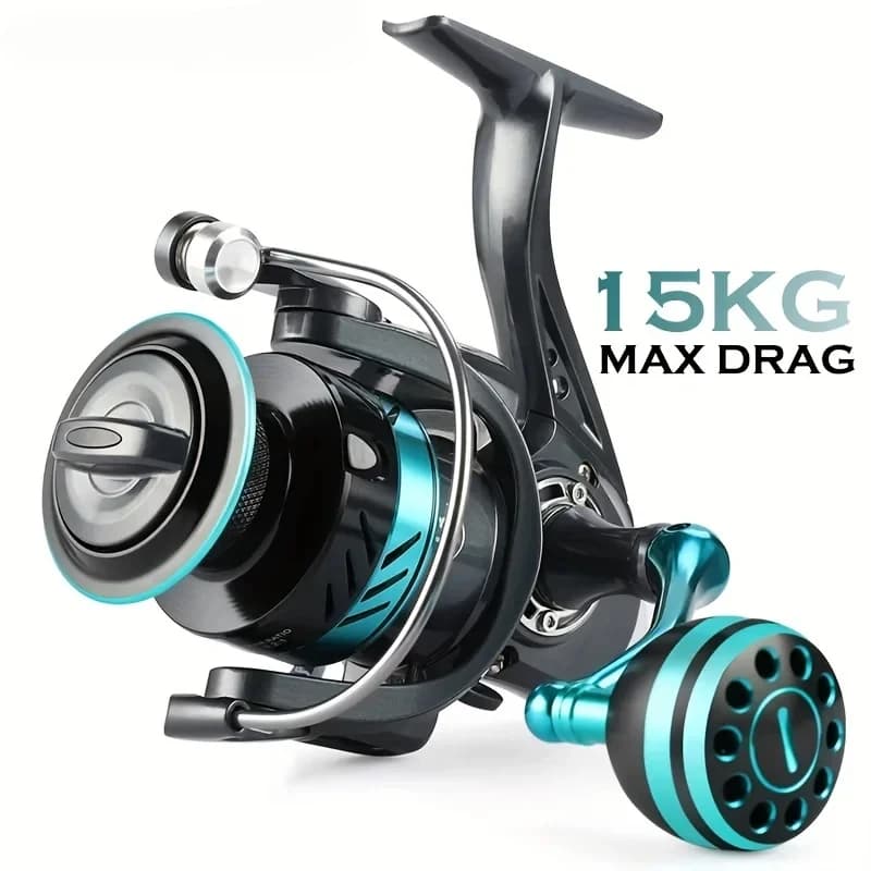Moulinet spinning GLS Ultralight 1000-7000 frein 15KG max avec bobine CNC métal haute précision