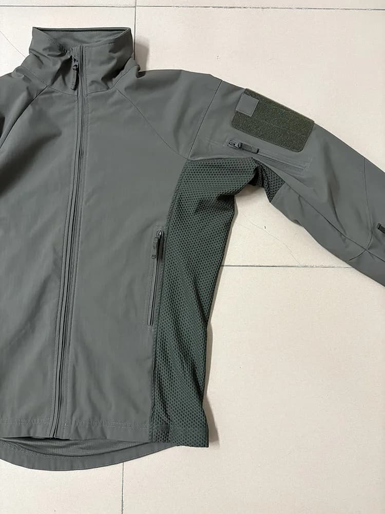 Veste tactique softshell GEN.2 camouflage - Équipement militaire pour pêche discrète et entraînement