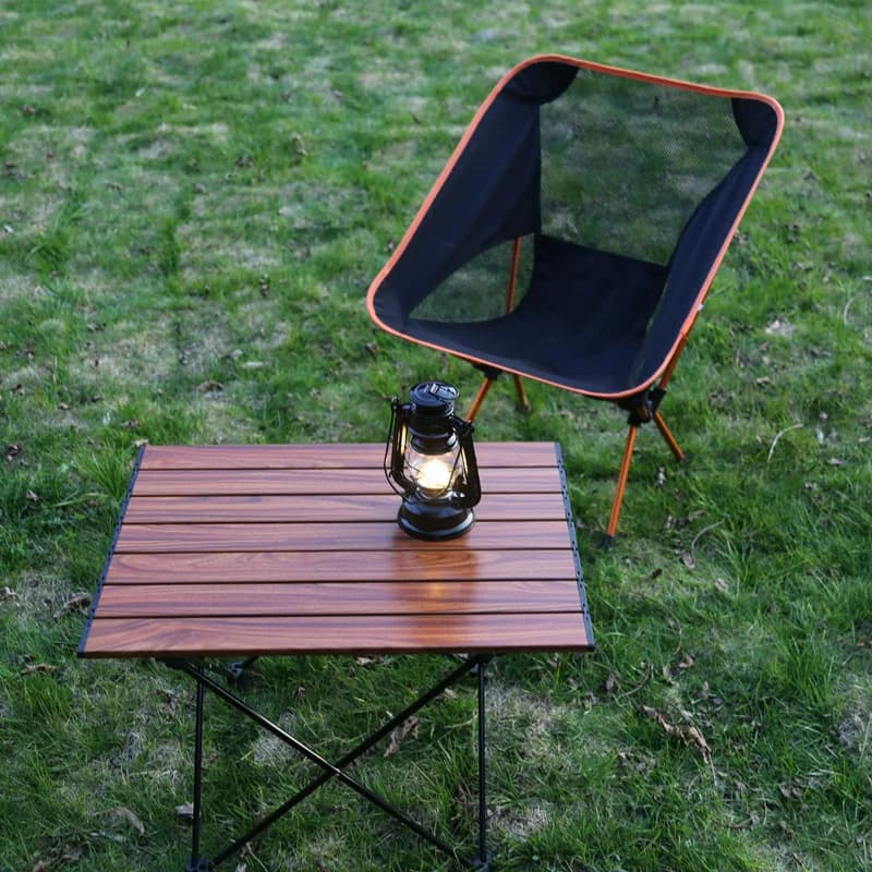 Chaise lune pliante en aluminium léger - Siège de camping portable pour activités de plein air