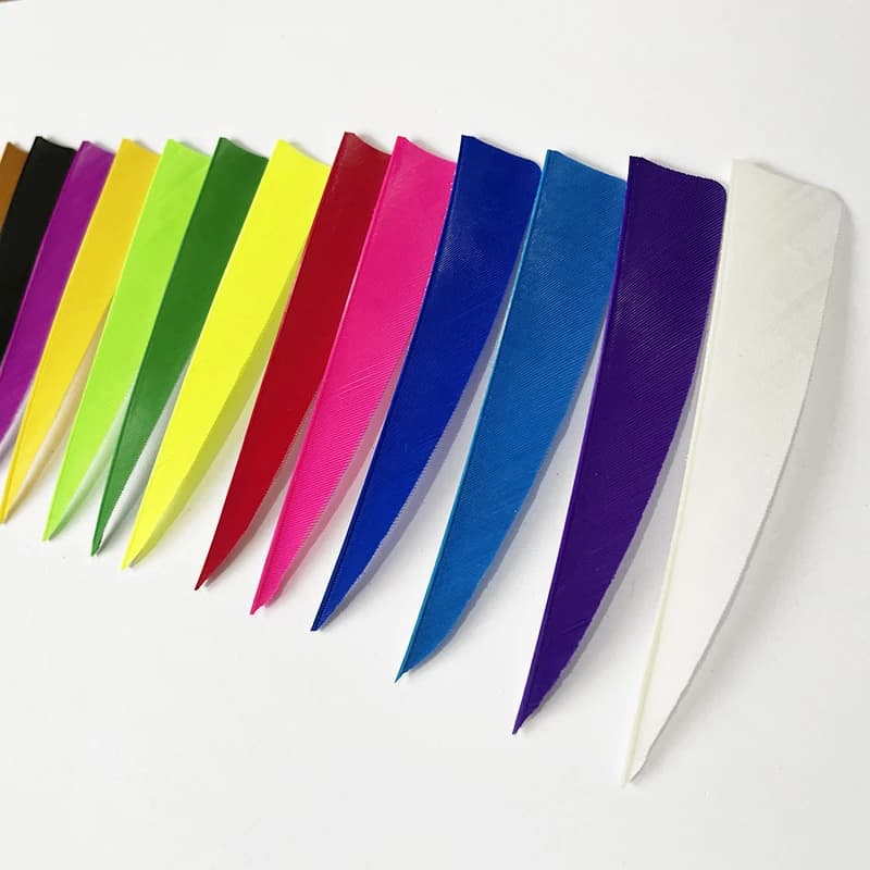50 plumes naturelles dinde pour flèches chasse - Empenneuses RW pour accessoires arc pêche
