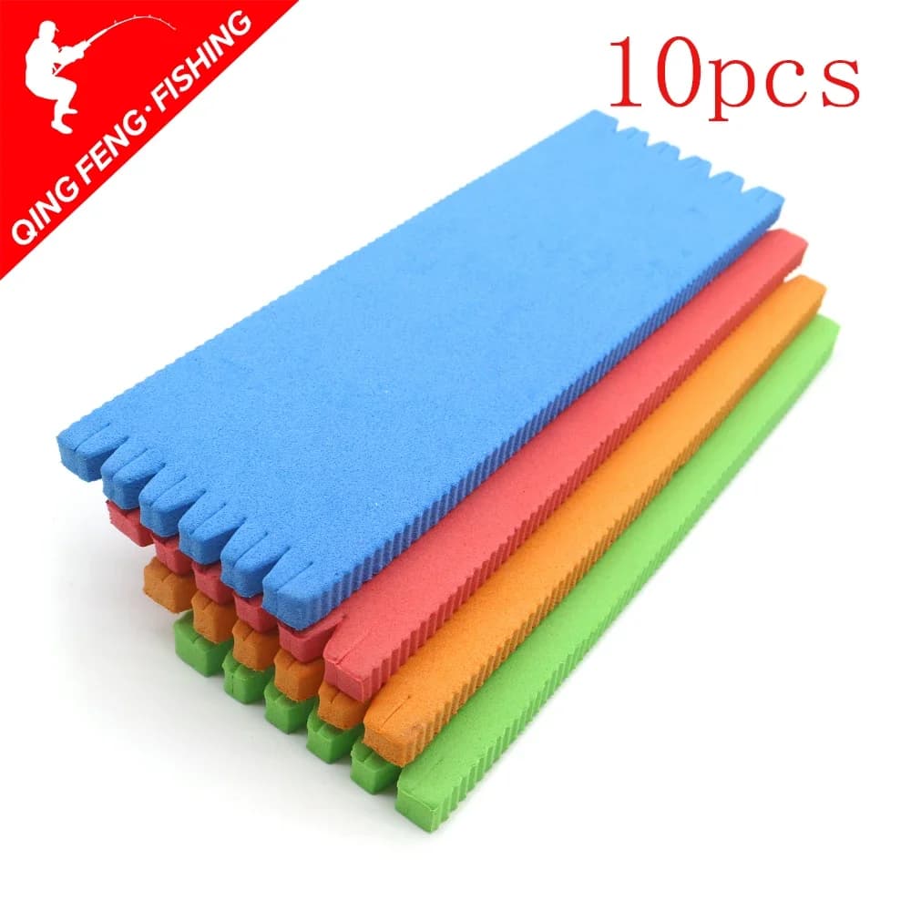 Lot de 10 plaques en mousse EVA pour enrouler lignes de pêche et traces leurres