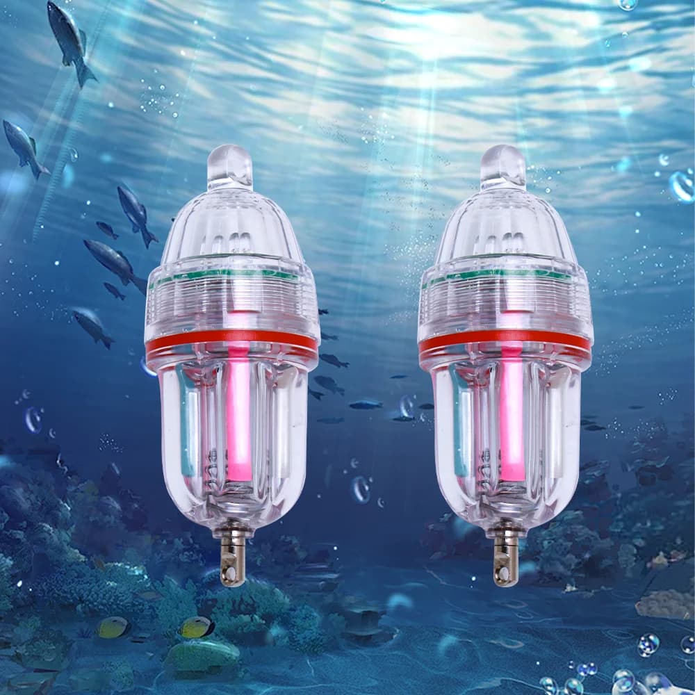 Lampe de pêche en mer LED haute pression verte et blanche - Attraction lumineuse pour poissons