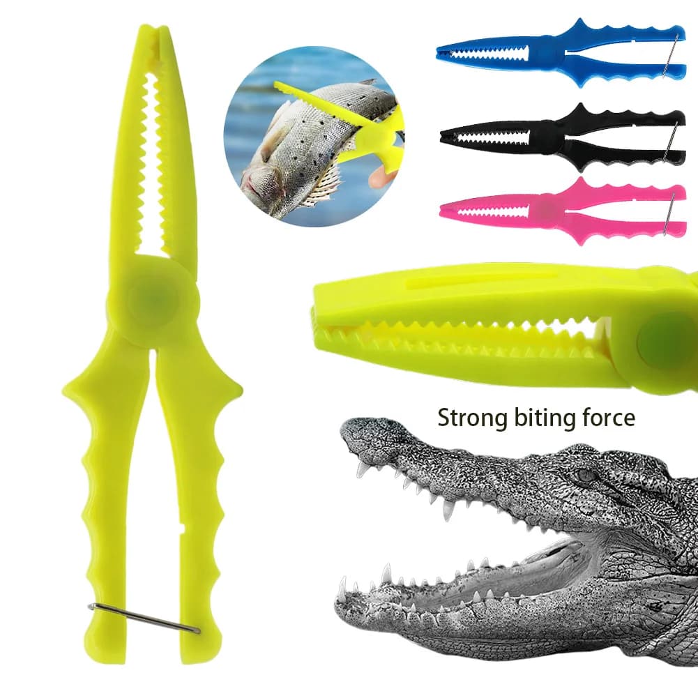 Pince flottante à grip ergonomique avec poignée verrouillable - Accessoire pêche léger et portable
