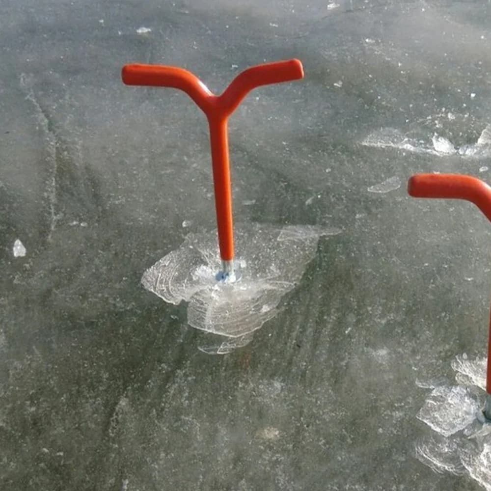 Foreuse à glace fixe vis clou tente support canne pêche hiver outils pêche glacée