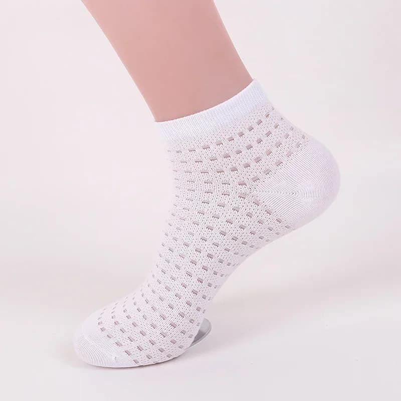 Chaussettes pêche homme Jeseca mesh été invisibles respirantes noires grises blanches cadeaux