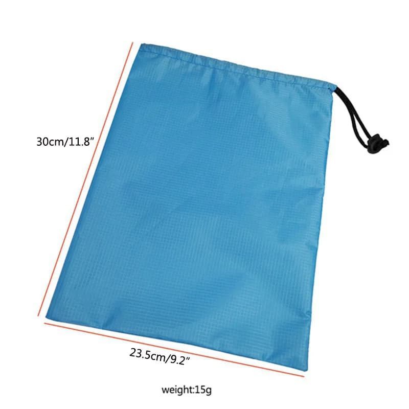 Sac étanche ultraléger pêche - Poche à chaussures cordon de serrage organisation matériel pêche