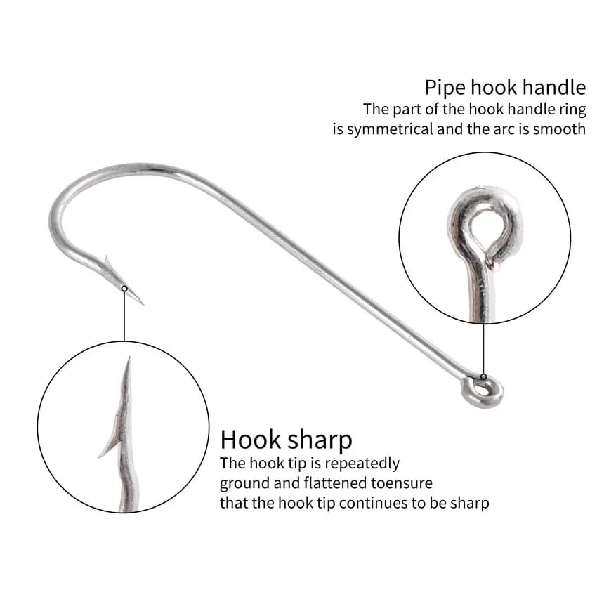 Leurre anti-morsure acier 15cm avec émerillon et hameçon pour ligne de pêche carnassier
