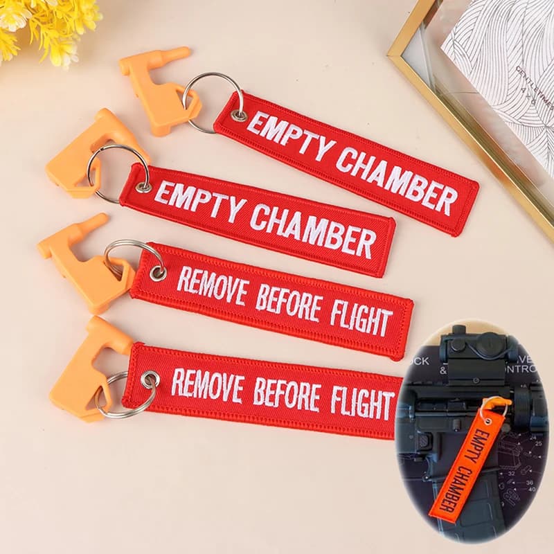 Drapeau de chambre tactique 2 pièces - Sécurité fusil avec outil intégré pour pêcheur