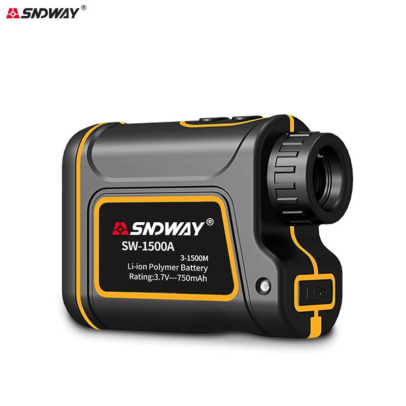 Télémètre laser SNDWAY télescopique 600M à 1500M pour chasse et pêche - Monoculaire
