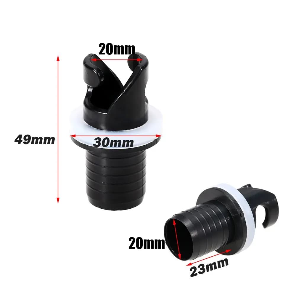 Pompe électrique pour bateau gonflable - Accessoire de pêche kayak avec adaptateurs universels