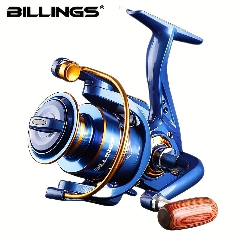 Moulinet spinning BILLINGS BF1000-7000 frein 10kg pour pêche eau douce et mer avec bobine shallow