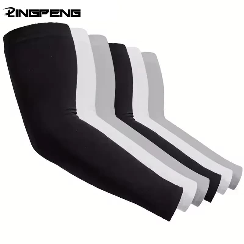 Manchons protection UV bras pêche sports extérieurs conduite aventures respirants paire 1/3