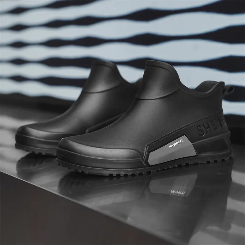 Bottes travail couple basse imperméables mode pêche lavage auto antidérapantes chaussures casual homme femme
