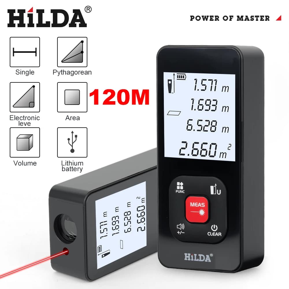 Télémètre laser HILDA professionnel 120m pour pêche précise - Instrument de mesure haute performance