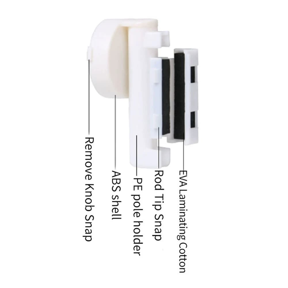 Lampe universelle antidérapante pour canne à pêche - Alarme lumineuse à induction pour touches