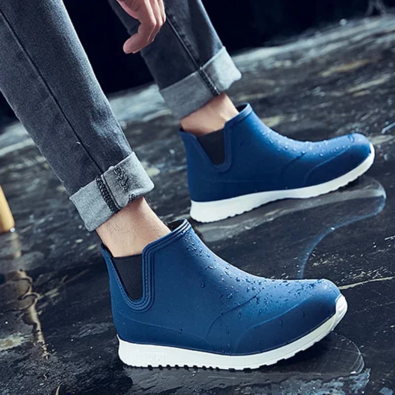 Bottes de pêche mode 2025 imperméables cheville plateforme pour couple été