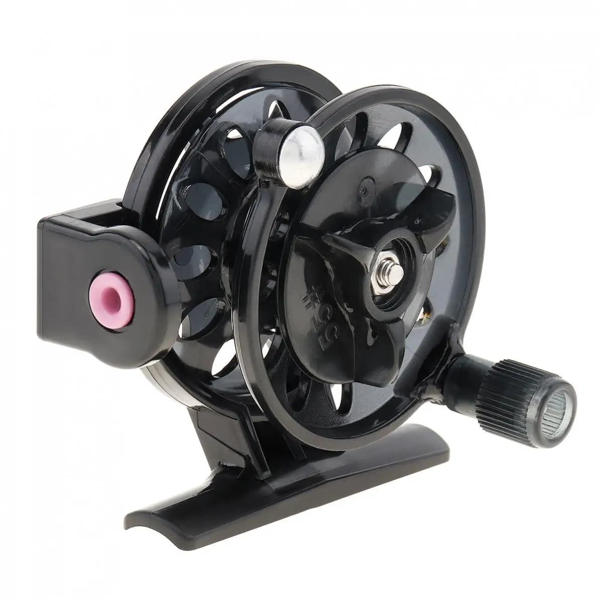 Moulinet pêche carpe ABS ultra-léger glace former bobine pesca pour pêche à la mouche en ruisseau
