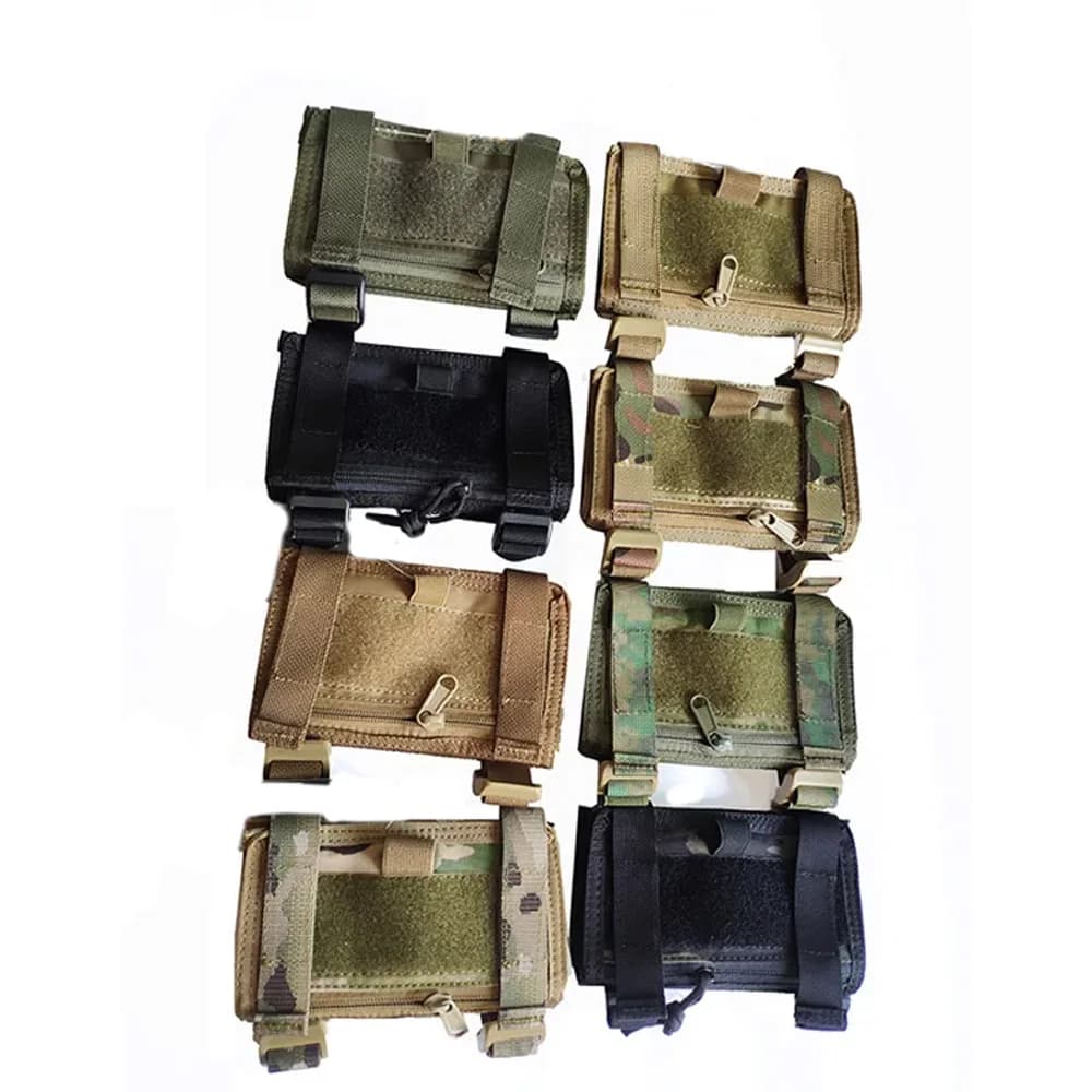 Poche bras tactique outdoor TC0176 - Étui documents cartes pêche rangement fermeture