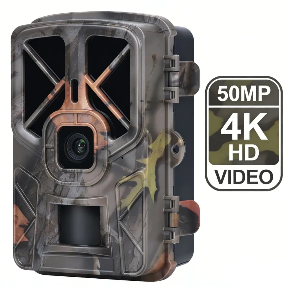 Caméra trail 4K 50MP infrarouge 940nm étanche IP66 avec écran pour observation chasse faune précise