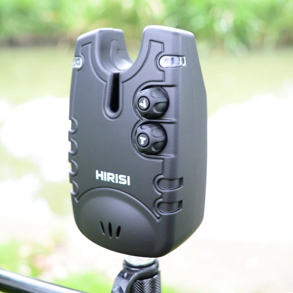 Set d'alarme sans fil Hirisi SQ-2 waterproof - 1+2 alertes LED/son pour pêche carpe connectée