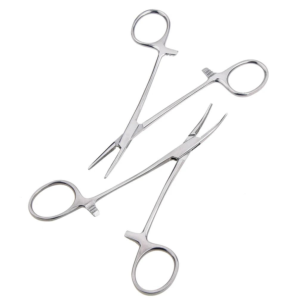 Pince hémostatique outil main 12.5-18cm pour décrocher poissons et soins matériel pêche
