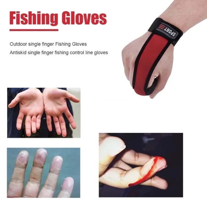 Gants de pêche doigt unique respirants anti-dérapants anti-coupure accessoire matériel pêche extérieur