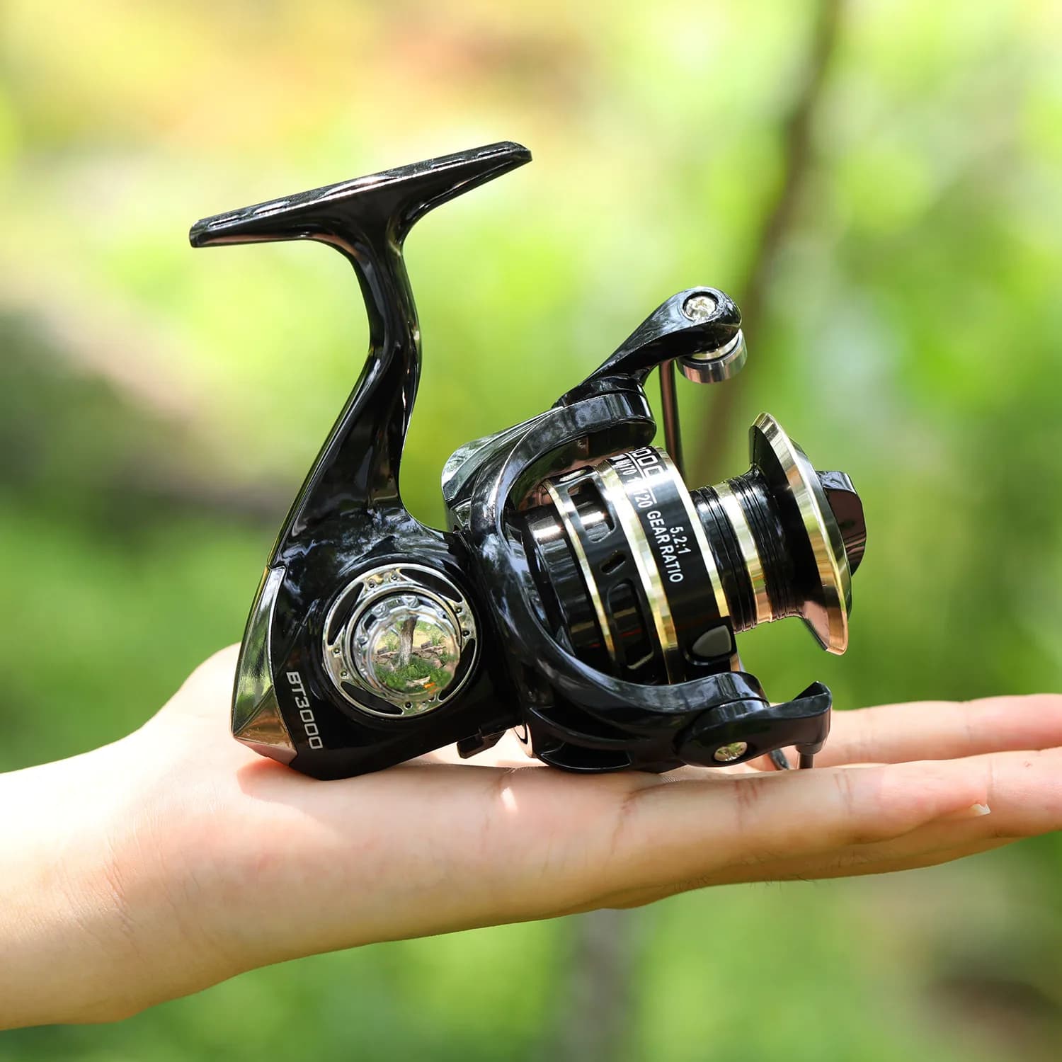 Moulinet spinning Sougayilang aluminium 5.2:1 drag 10kg pour pêche carpe - Bobine renforcée