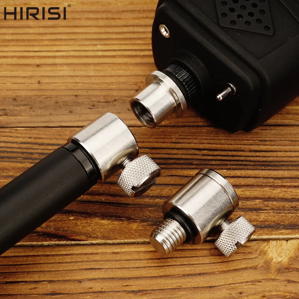 Connecteur rapide Hirisi AQ204 pour supports pêche - Accessoire alarmes et buzzer bars