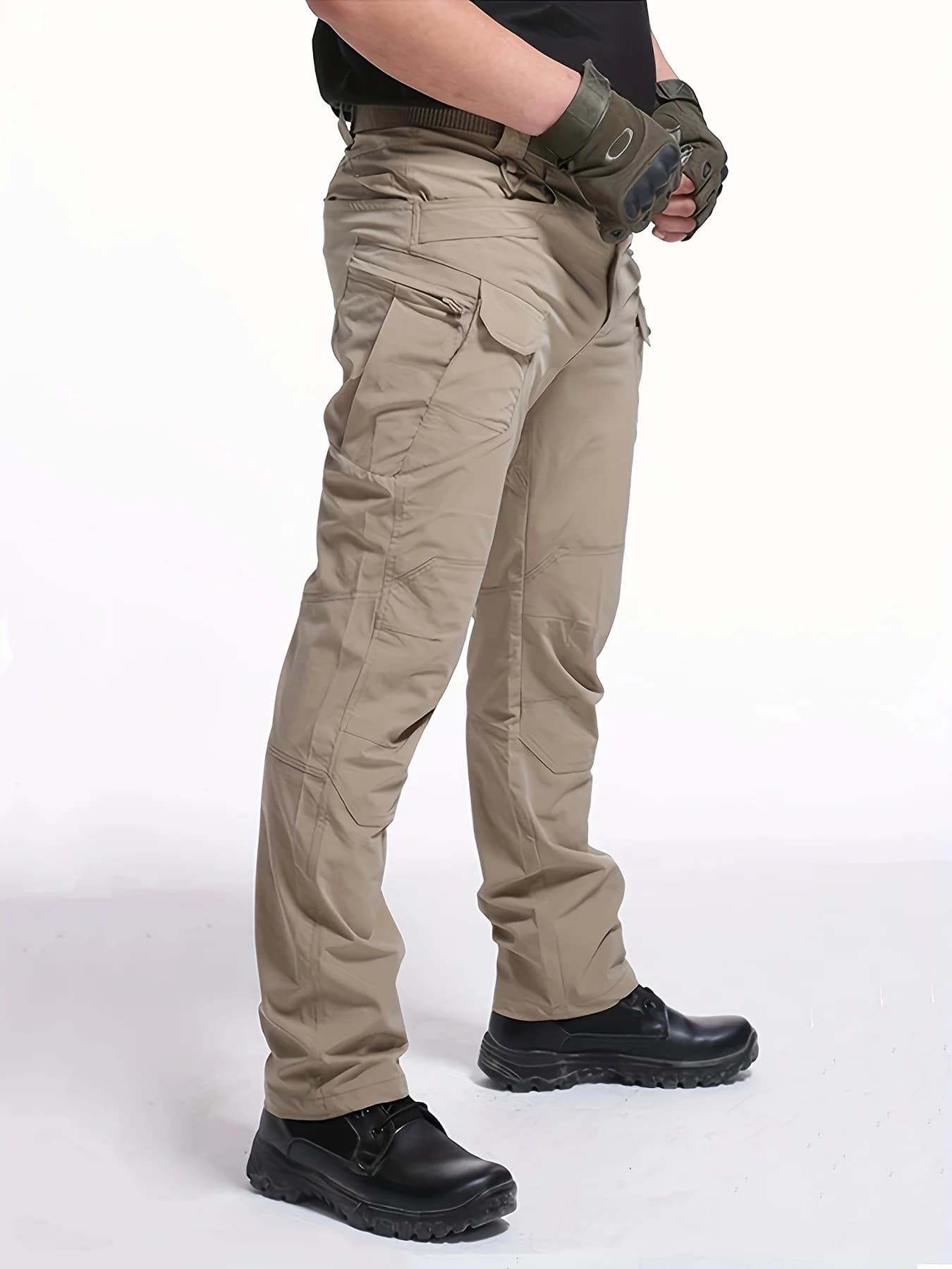 Pantalon cargo taille plus pour pêche printemps été - Large confortable pêche oversize homme