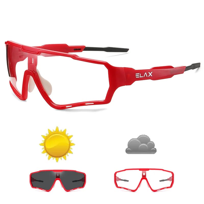 Lunettes photochromiques pêche sport extérieur - UV400 randonnée vélo homme femme