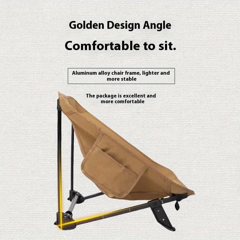 Chaise pliante aluminium ultralégère Mountainhiker - Siège camping plage pêche portable Oxford