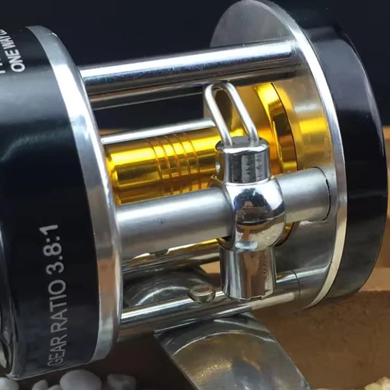 Moulinet baitcasting WEIHE CL25 tout métal casting exquis pour pêche au leurre