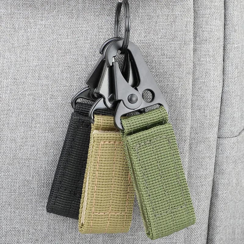 Mousqueton tactique Multicam Eagle Beak - Porte-clés pour équipement pêche et outdoor